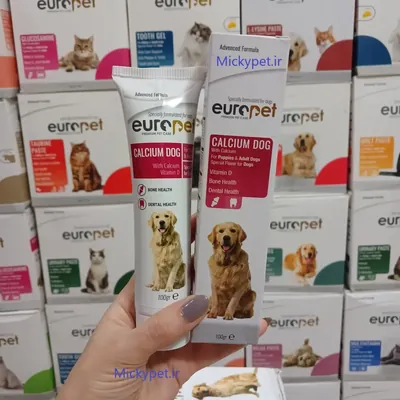 خمیر کلسیم مخصوص سگ یوروپت ۱۰۰ گرم