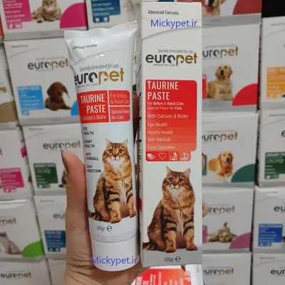 خمیر تائورین مخصوص گربه یوروپت ۱۰۰ گرم